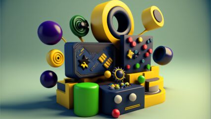 gamification communication 3d render