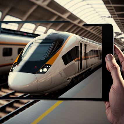 augmented reality high speed train